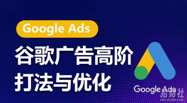 谷歌广告高阶打法与优化,凝结行业精华的谷歌广告体系课程,带你抓住流量红利,最大化ROI