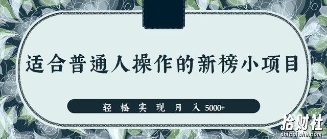 分享一个适合普通人操作的賺米项目,新手也能轻松实现月入5000+【视频教程】
