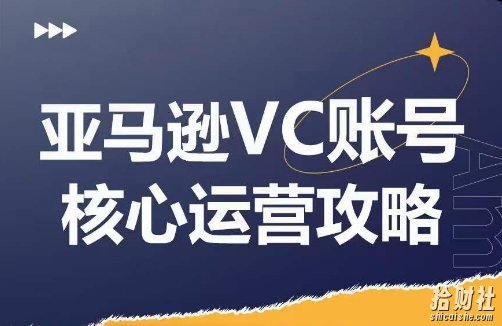 亚马逊VC账号核心玩法解析,实战经验拆解产品模块运营技巧,提升店铺GMV,有效提升运营利润
