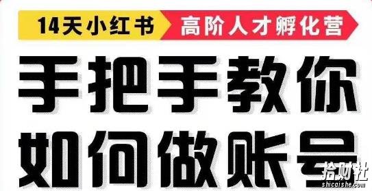 14天手把手教你如何做小红书账号，轻松靠小红书月赚10000+