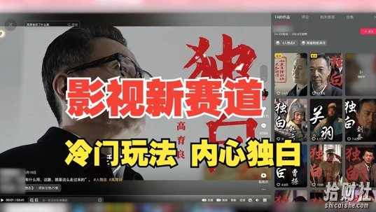 最新影视解说玩法，人物独白，30天涨粉24万+，全流程拆解【揭秘】