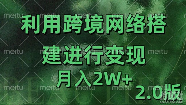 利用专线网了进行变现2.0版,月入2w【揭秘】