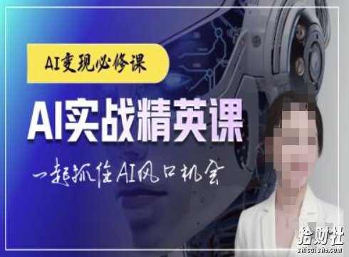 AI实战精英课,chatgptAI实战教程,一起抓住AI风口的机会