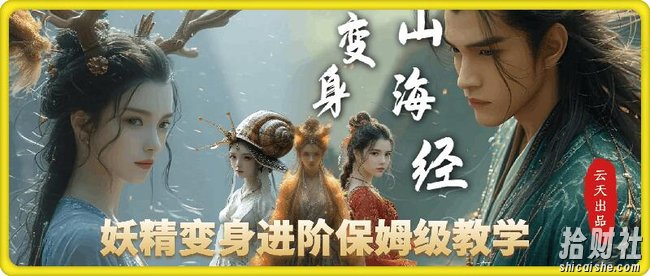 云天AI山海经变身视频教程，妖精变身进阶保姆级教学