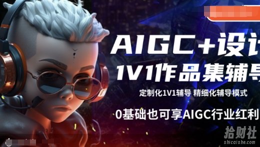 AIGC+设计1V1作品集辅导,0基础也可享AIGC行业红利