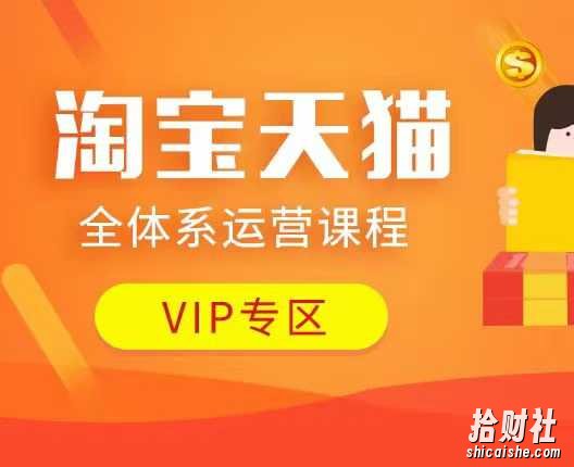 淘宝天猫全体系运营课程：店铺全系运营、动销玩法、付费推广、流量提升、擦边球玩法等等