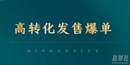 高转化发售爆单,引爆私域成交,打破运营全链