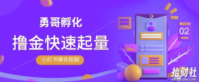 勇哥·小红书撸金快速起量陪跑孵化营,教你在小红书平台实现副业的睡后收入