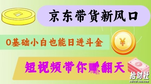 最新京东短视频带货代运营秘籍,轻松躺挣【揭秘】