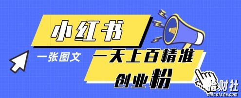 小红书模版一张图片一天轻松引流上百创业粉