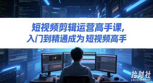 短视频剪辑运营高手课，入门到精通成为短视频高手