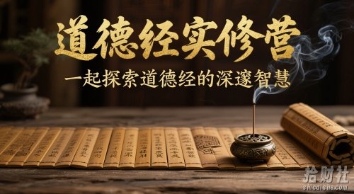 道德经实修营,一起探索道德经的深邃智慧