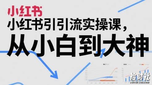 小红书引流实操课，从小白到大神