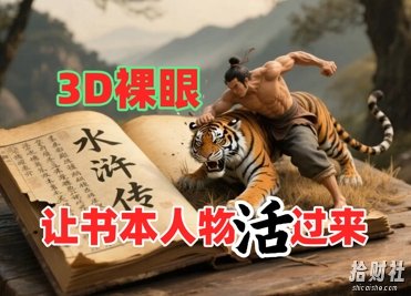 书本人物裸眼3D视频，新的玩法，流量超猛，保姆级教程