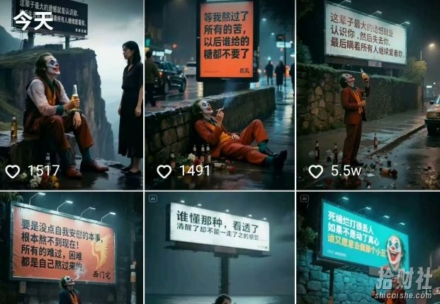 一条视频竟然15W赞!用AI制作小丑自嘲扎心文案视频,当下非常火爆的短视频流量神器