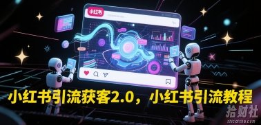 小红书引流获客2.0，小红书引流教程