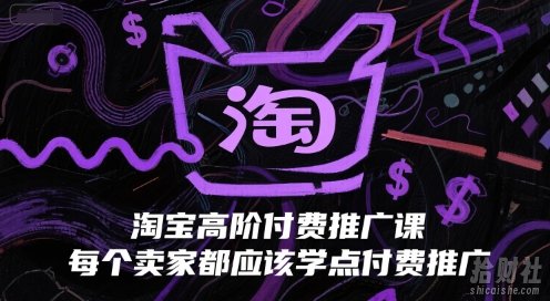 淘宝高阶付费推广课,每个卖家都应该学点付费推广