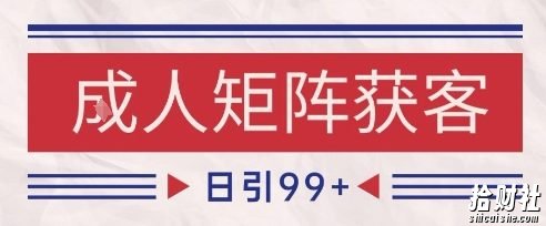 小红书某音橙人赛道引流获客,自热矩阵日引200+【揭秘】