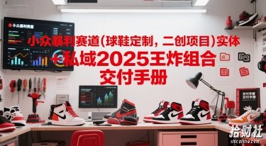 小众暴利赛道(球鞋定制，二创项目)实体+私域2025王炸组合 交付手册