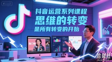 抖音运营系列课程，思维的转变，是所有转变的开始