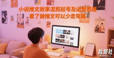 小说推文故事混剪起号及运营思路，看了做推文可以少走弯路
