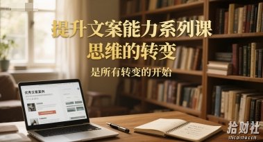 提升文案能力系列课，思维的转变，是所有转变的开始