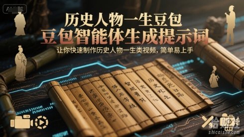 历史人物一生豆包智能体生成提示词，让你快速制作历史人物一生类视频，简单易上手