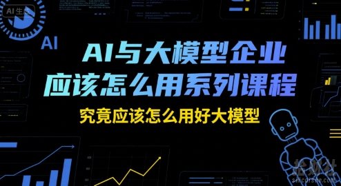 AI与大模型企业应该怎么用系列课程，究竟应该怎么用好大模型