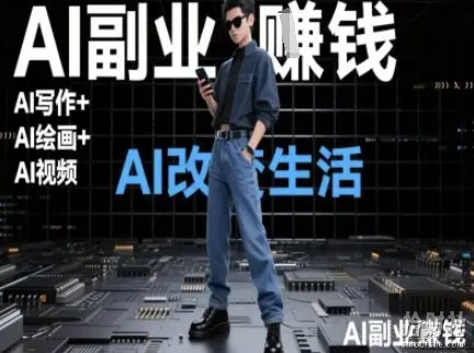 AI改变生活(Ai写作+AI绘画+Ai视频),AI副业挣钱