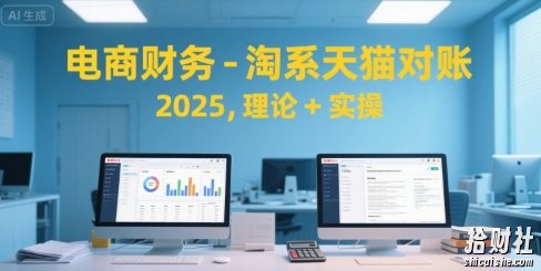 电商财务-淘系天猫对账2025,理论+实操
