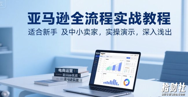 亚马逊全流程实战教程,适合新手及中小卖家,实操演示,深入浅出