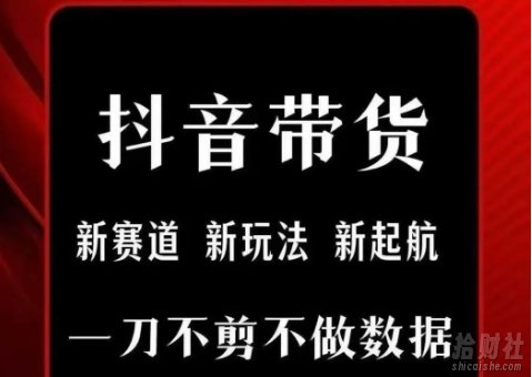 抖音短视频一刀不剪带货，不剪辑，不直播，每天发个视频，等着出单获取带货佣金