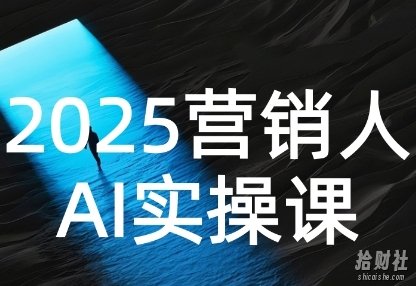 2025营销人Al实操课,AI营销抢跑实战,从Prompt到方案,效率碾压同行