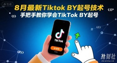8月最新Tiktok搬运起号技术，手把手教你学会TikTok搬运起号