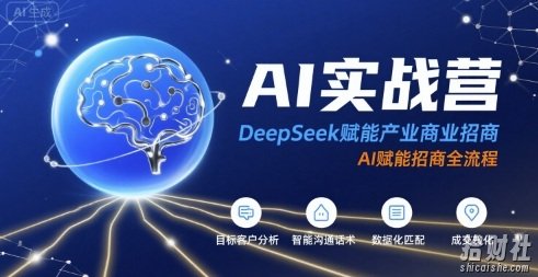 AI实战营:DeepSeek赋能产业商业招商,AI赋能招商全流程