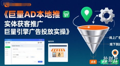 巨量AD本地推实体获客推广,巨量引擎广告投放实操