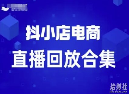 短视频电商：抖小店变现从0到盈利过直播回放