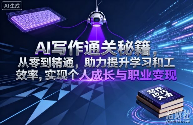 AI写作通关秘籍,从零到精通,助力提升学习和工作效率,实现个人成长与职业变现