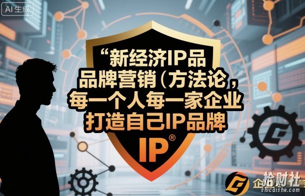 新经济IP品牌营销方法论,每一个人每一家企业都应该打造自己IP品牌