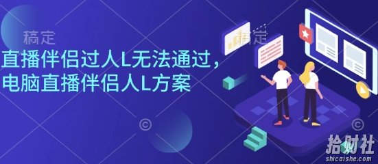 直播伴侣过人L无法通过，电脑直播伴侣人L方案，自测