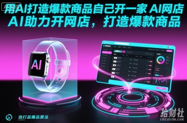 用AI打造爆款商品自己开一家AI网店,AI助力开网店,打造爆款商品