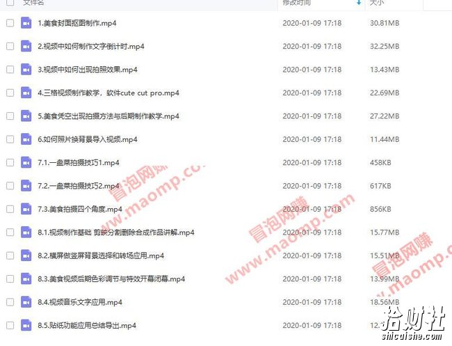 抖音美食短视频创造者学员必备剪辑视频基础课