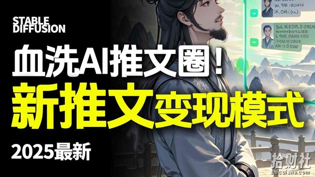 最新AI动态电影漫画小说推文,全流程实操教学,小白也能月入1W+