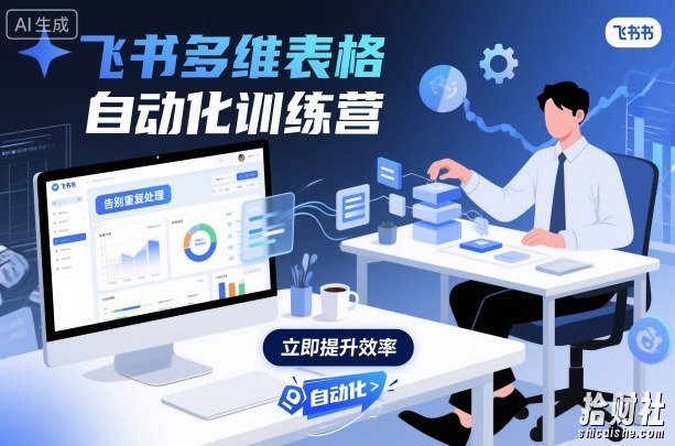 飞书多维表格自动化训练营,手把手教你告别重复处理,用多维表格开启高效办公新模式