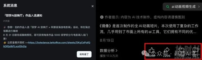 付费文章:最近全网疯传的《镜像》AI动画短片,高阶教程来了