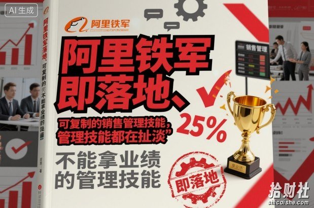 阿里铁军即落地、可复制的销售管理技能,不能拿业绩的管理技能都在扯淡