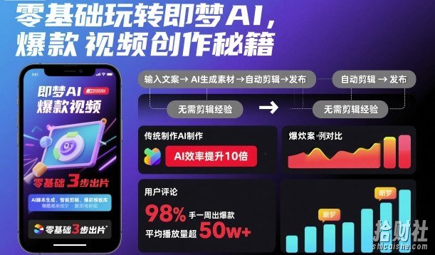 零基础玩转即梦AI,爆款视频创作秘籍