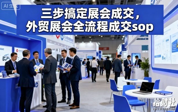 三步搞定展会成交,外贸展会全流程成交sop