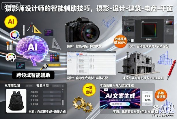 摄影师设计师的智能辅助技巧，摄影-设计-建筑-电商-平面