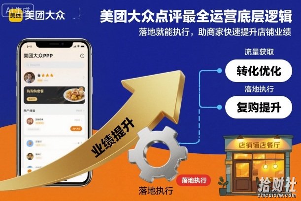 美团大众点评最全运营底层逻辑,落地就能执行,助商家快速提升店铺业绩